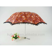 Senhoras de forma única sol e chuva Umbrella